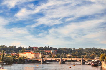 Fototapeta premium view of the town country