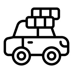 Car service icon outline vector. Auto spray. Garage tire