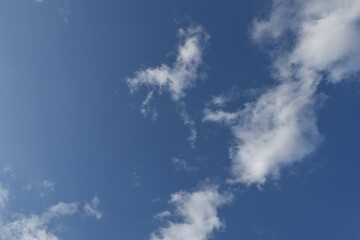 blue sky with clouds