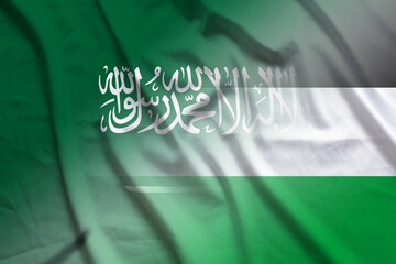 Saudi Arabia and Jordan state flag transborder relations JOR SAU