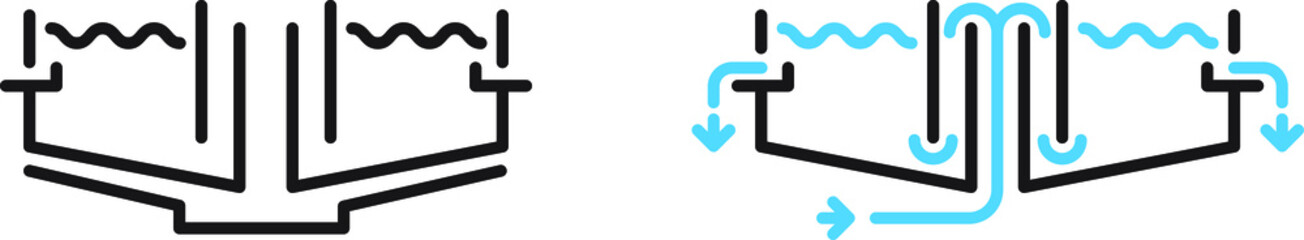 Sludge collector icon ,  vector icon