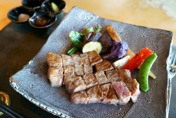 Beef Steak by Japanese Chef