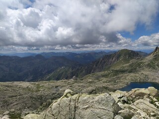 Fototapeta premium Cima d’Asta is the highest mountain of the Fiemme Mountains in the eastern part of the Italian province of Trentino