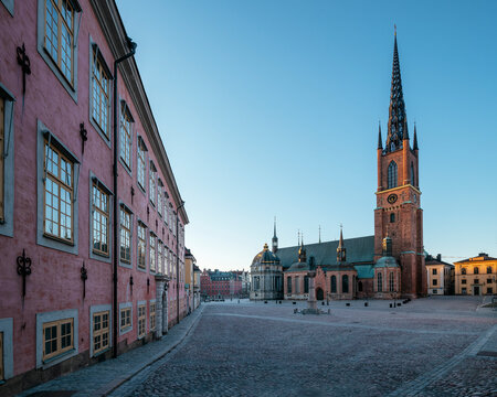 Exterior of Riddarholmen Church, Gamla Stan, Stockholm, Sodermanland and Uppland, Sweden, Scandinavia
