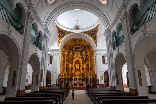 Santuario de Nuestra Senora del Rocio, El Rocio, Donana National Park, UNESCO World Heritage Site, Andalucia