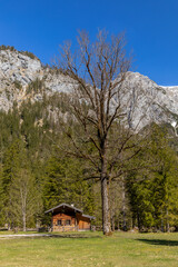Hütte im Klausbachtal bei Ramsau, Berchtesgaden