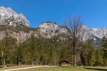 Hütte im Klausbachtal bei Ramsau, Berchtesgaden