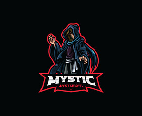 Mysterious mascot logo design