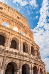 View of the Colosseum, Rome, Italy