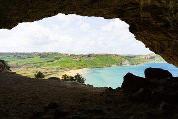 Gozo tourist site in Malta called Tal Mixta Cave