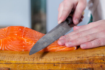 Making sashimi