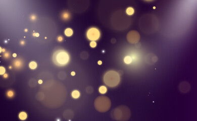 Brilliant gold dust vector shine. Glittering shiny ornaments for background. Vector illustration.	