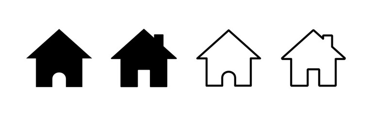 House icon vector. Home sign and symbol