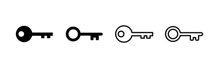 Key icon vector. Key sign and symbol.