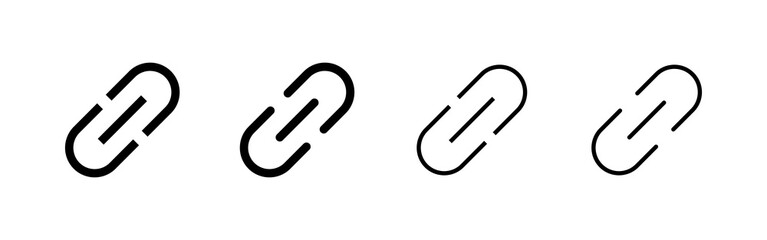 Link icon vector. Hyperlink chain sign and symbol