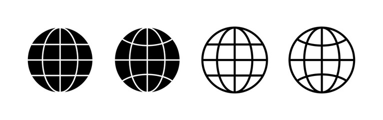 Web icon vector. go to web sign and symbol. web click icon. Global search icon