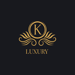 luxury letter template logo.logo for boutique,wedding,hotel,jewelry etc.premium vector design