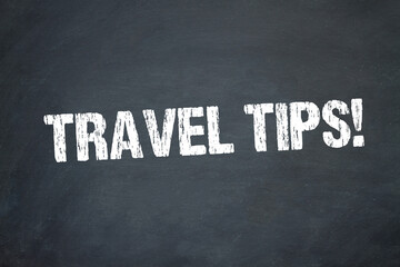 Obraz premium Travel Tips!