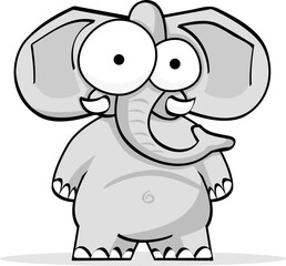 Abstract Vector of animals. Home favorites. Mammals.Marine life. Illustration in cartoon style animals in cartoon style.Cute animals on a gray background.funny domestic and wild animals, marine mamma