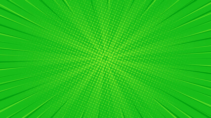 Green Comic Bubble Background with abstract Web Banner 