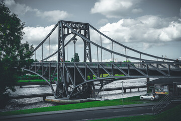 Fototapeta na wymiar Kaiser Wilhelm Bridge in Wilhelmshaven, Niedersachsen, Deutschland