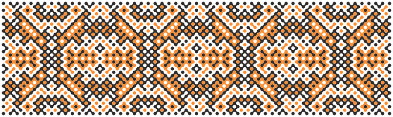 Multicolor truchet tiling connections illustration