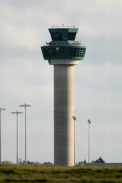 Air Traffic Control Tower, Stansted Airport, Essex, UK