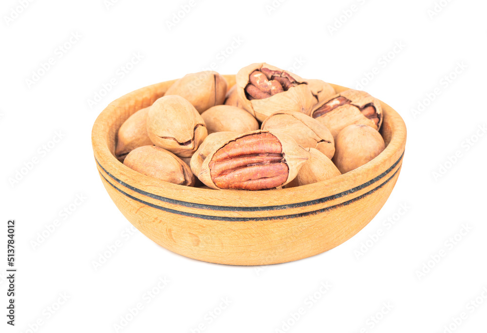 Wall mural Pecans in a bowl