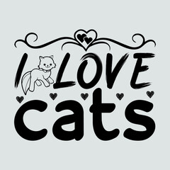 Cat Quotes SVG Design