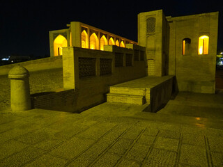 An Entrance Of A Bridge At Night Reminder Of Sinbad Stories. 
