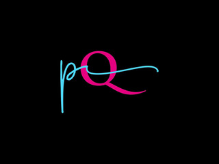 Premium PQ Signature Logo, Signature Pq qp Logo Letter Vector Image Design For Your Luxury Fashion Shop or Any Type Of Business