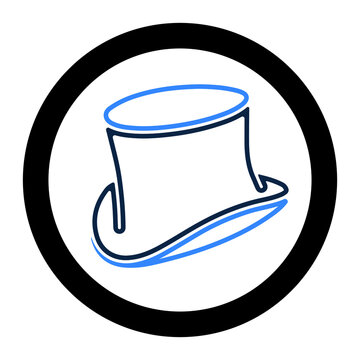 recommend clip art: Stylish cap or hat icon