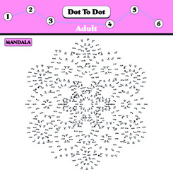 Connect The Dots and Draw. Educational Game for Kids.