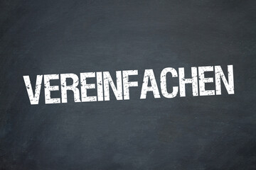 Vereinfachen