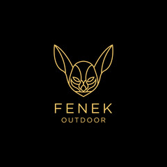 fenek design icon logo template