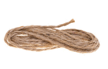 twine isolated on white background
