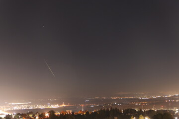 night view of the city