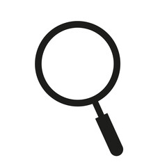 Search icon. Research sign vector. Magnifying glass icon template