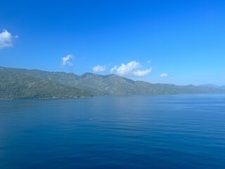 Haiti coast line