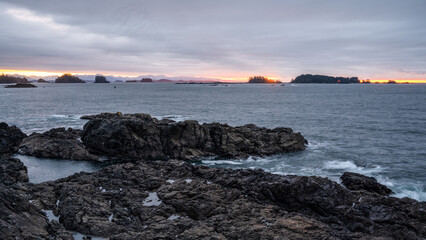 Ucluelet coast sunrise