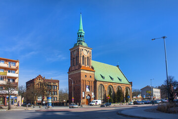 Fototapeta na wymiar Church of St. Barbara in Gdansk