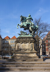 Monument to Jan III Sobieski in Gdansk, Poland