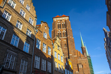  Saint Mary Cathedral in the old town of Gdansk, Poland