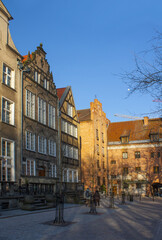 Fototapeta na wymiar Architecture of Old Town in Gdansk