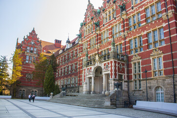 Main building of Gdansk University of Technology, Poland	