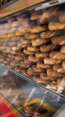 Turkish snack street flavor simit