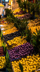 deli counter healthy vegan olives