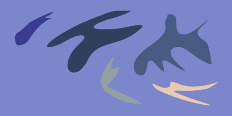 Formas abstractas orgánicas minimalista