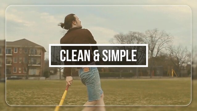 Clean Video Slideshow