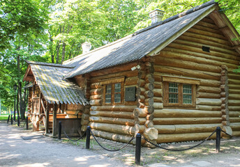 Russia. Kolomenskoe. The old house of Peter the Great.